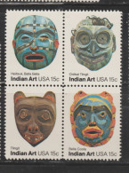 USA  1980  Masque    N° 1294 / 1297 Neuf X X - Unused Stamps