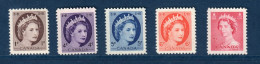 Canada, Yv 262, 267, 270, 271, 272, Mi 279A, 290Ax, 293Ax, 294Ax, 295, **, - Nuovi