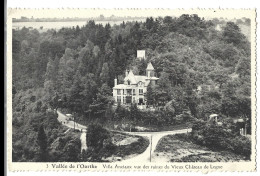 Belgique  -   Hamoir Sur Ourthe -  Vallee De L'ourthe - Villa Ancieux Vue Des Ruines Du Vieux Chateau De Logne - Hamoir