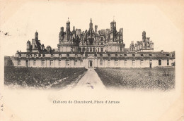 FRANCE - Château De Chambord - Place D'Armes - Carte Postale - Chambord