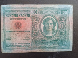 Billet Autriche 100 Kronen 1912 - Oesterreich