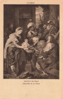 PEINTURES - TABLEAUX - Adoration Des Mages - Carte Postale Ancienne - Malerei & Gemälde