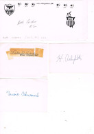 JEUX OLYMPIQUES - AUTOGRAPHES DE MEDAILLES OLYMPIQUES - CONCURRENTS DES ETATS-UNIS  - - Autographes