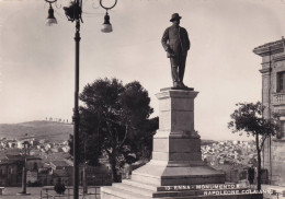 Cartolina Enna - Monumento A Napoleone Colaianni - Enna