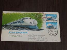 Japan 1964 Superspeed Jokaido Railroad Train FDC VF - FDC