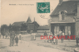 41 // HERBAULT   Route De Blois Et L'église / Café Restaurant BLONDEAU - Herbault
