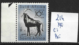 AFRIQUE DU SUD 214 ** Côte 30 € - Ungebraucht