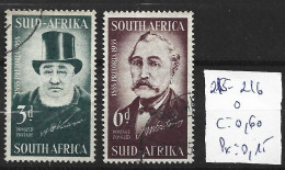 AFRIQUE DU SUD 215-16 Oblitérés Côte 0.60 € - Used Stamps