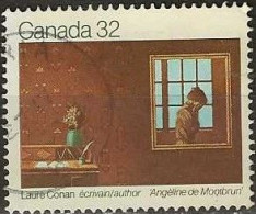 CANADA 1983 Canadian Writers - 32c. - Scene From Novel Angeline De Montbrun By Laure Conan (Felicite Angers) FU - Gebruikt