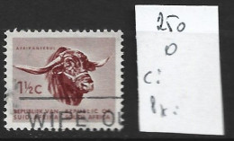 AFRIQUE DU SUD 250 Oblitéré Côte 0.15 € - Usados