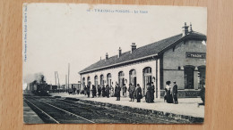 Thaon Les Vosges , La Gare Avec Train - Thaon Les Vosges