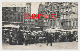 CPA - BRUXELLES - Grand' Place, Marché Aux Fleurs ( Place Bien Animée ) N° 55 - - Mercati