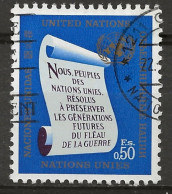 NATIONS-UNIES - GENEVE: Obl., N° YT 5, TB - Gebruikt