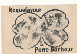 13 // ROQUEFAVOUR   Porte Bonheur   Multivues Dans Un Trefle A 4 Feuilles - Roquefavour