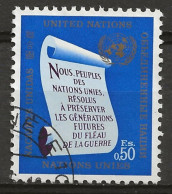 NATIONS-UNIES - GENEVE: Obl., N° YT 5, TB - Gebruikt