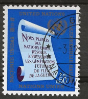 NATIONS-UNIES - GENEVE: Obl., N° YT 5, TB - Oblitérés