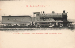 TRANSPORTS - Locomotive à Grande Vitesse - 4 Roues Accouplées Et à Bogie Du Calédonian Railway - Carte Postale Ancienne - Trains