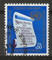 NATIONS-UNIES - GENEVE: Obl., N° YT 5, TB - Gebruikt