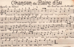 [-5%] FOLKLORES - Musique - Chanson Du Maire DEu - Carte Postale Ancienne - Musik