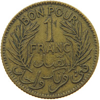 TUNISIA FRANC 1921  #a094 0529 - Tunisie