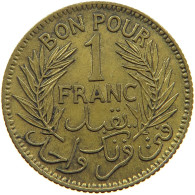 TUNISIA FRANC 1921  #a094 0533 - Tunisie