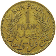 TUNISIA FRANC 1921  #a034 0331 - Tunisie
