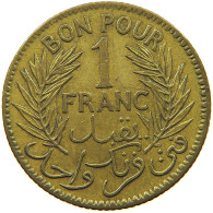 TUNISIA FRANC 1921  #a034 0319 - Tunisie