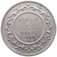TUNISIA FRANC 1892  #s053 0133 - Tunisie