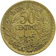 TUNISIA 50 CENTIMES 1921  #c053 0179 - Tunisie