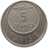 TUNISIA 5 FRANCS 1957  #a035 0087 - Tunisie