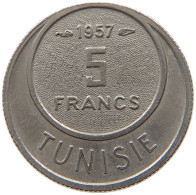 TUNISIA 5 FRANCS 1957  #a018 0461 - Tunisie