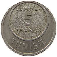 TUNISIA 5 FRANCS 1957  #a018 0463 - Tunisie