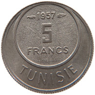 TUNISIA 5 FRANCS 1957  #s030 0079 - Tunisie