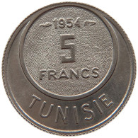 TUNISIA 5 FRANCS 1954  #s028 0237 - Tunisie