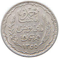 TUNISIA 5 FRANCS 1355  #s049 0115 - Tunisie