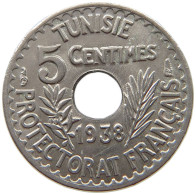 TUNISIA 5 CENTIMES 1938  #a018 0453 - Tunisie