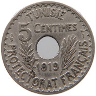 TUNISIA 5 CENTIMES 1919  #a046 0657 - Tunisie