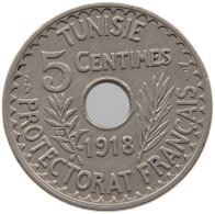 TUNISIA 5 CENTIMES 1918  #c032 0817 - Tunisie