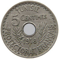 TUNISIA 5 CENTIMES 1918  #s060 0263 - Tunisie