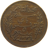 TUNISIA 5 CENTIMES 1916  #a095 0117 - Tunisie