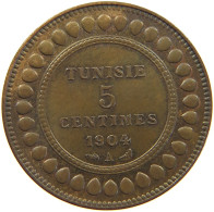 TUNISIA 5 CENTIMES 1904  #c064 0403 - Tunisie