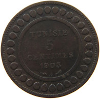 TUNISIA 5 CENTIMES 1903  #a095 0249 - Tunisie
