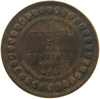 TUNISIA 5 CENTIMES 1891  #a011 0655 - Tunisie