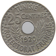 TUNISIA 25 CENTIMES 1920  #a089 0521 - Tunisie