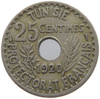 TUNISIA 25 CENTIMES 1920  #a089 0519 - Tunisie