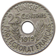 TUNISIA 25 CENTIMES 1919  #a018 0079 - Tunisie