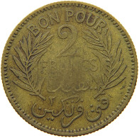 TUNISIA 2 FRANCS 1941  #s040 0867 - Tunisie