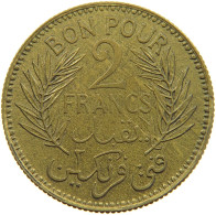 TUNISIA 2 FRANCS 1941  #a093 0723 - Tunisie