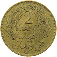 TUNISIA 2 FRANCS 1921  #s001 0273 - Tunisie