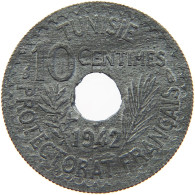 TUNISIA 10 CENTIMES 1942  #s027 0153 - Tunisie